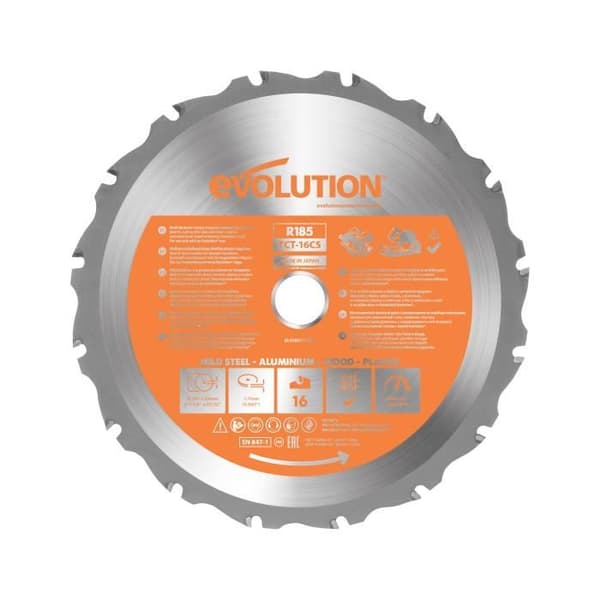 Evolution multimaterialblad 165 mm för cirkelsågar