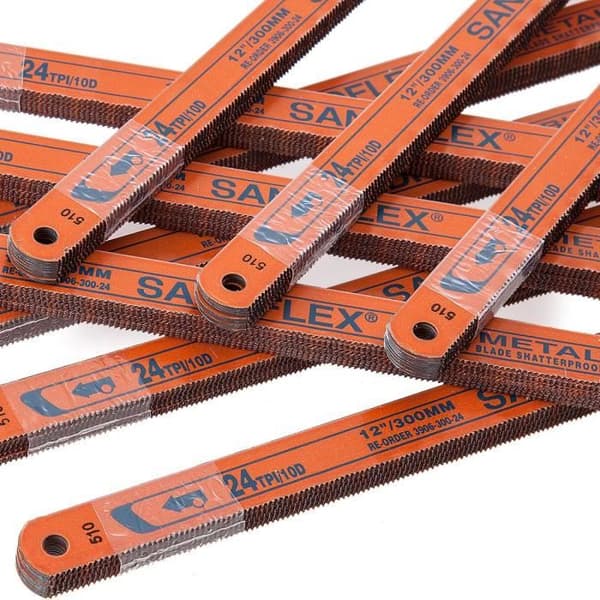 BAHCO Paket med 100 12" 300 mm Sandlex HSS Bi-Metal bågfilsågblad 3906-300-24-100