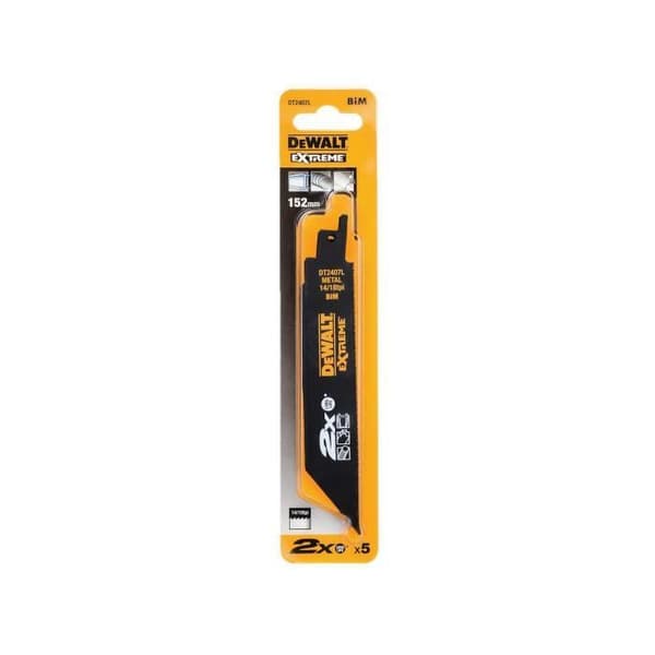 Fram- och återgående sågblad 152 mm 14/18 TPI metall - DeWalt DT2407L-QZ