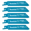 Miniatyrbild 1 av 2: Set med 5 flexibla MAKITA B-20404 bimetallblad för tunna metallplåtar (0,7 till 3 mm)