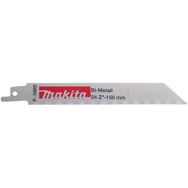 Makita Flexible Bi-Metal Blade för stål och rostfria stålplåtar (&gt; 1,2 mm), Sabre sågblad, Rostfri stålplåt (tunn), Bi-metall