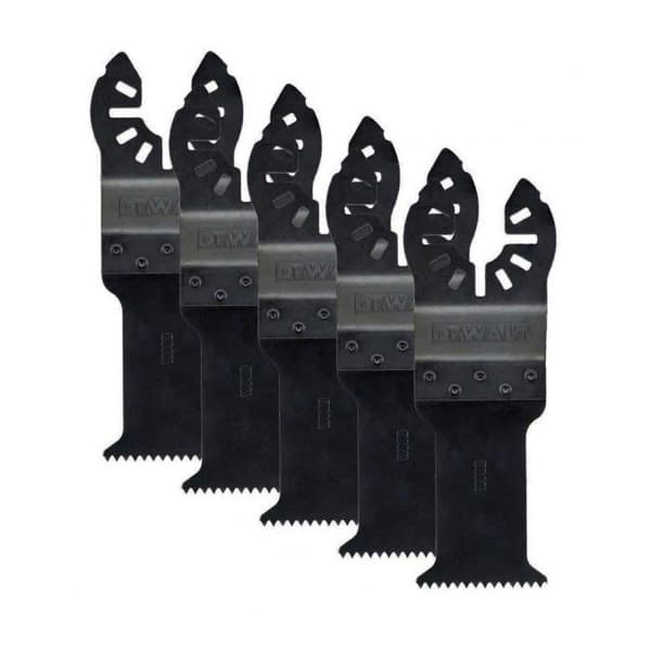 Set med 5 multi-cutter dykblad - DEWALT DT20725 - Mått: 43 x 31 mm
