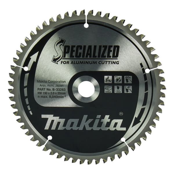 MAKITA B-33299 Specialiserat hårdmetallblad för aluminium 216 x 30 x 64 tänder