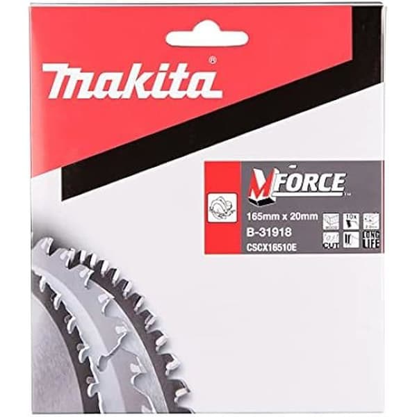 Sågblad - MAKITA - M-Force - 165 x 20 mm - 10 tänder - Stål