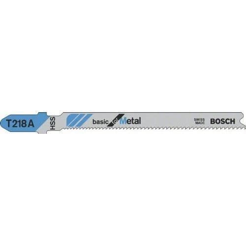 Sticksågblad - Bosch - T 218 A - HSS - Längd 92 mm - Tjocklek 1-3 mm