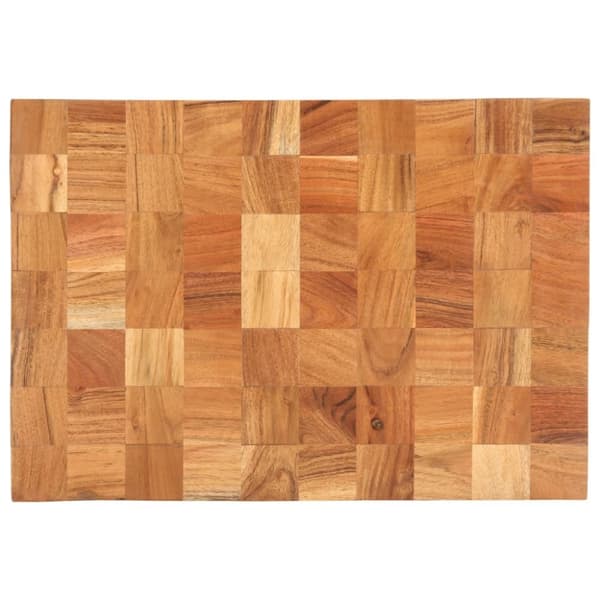 vidaXL Skärbräda 50x34x3,8 cm massivt akaciaträ