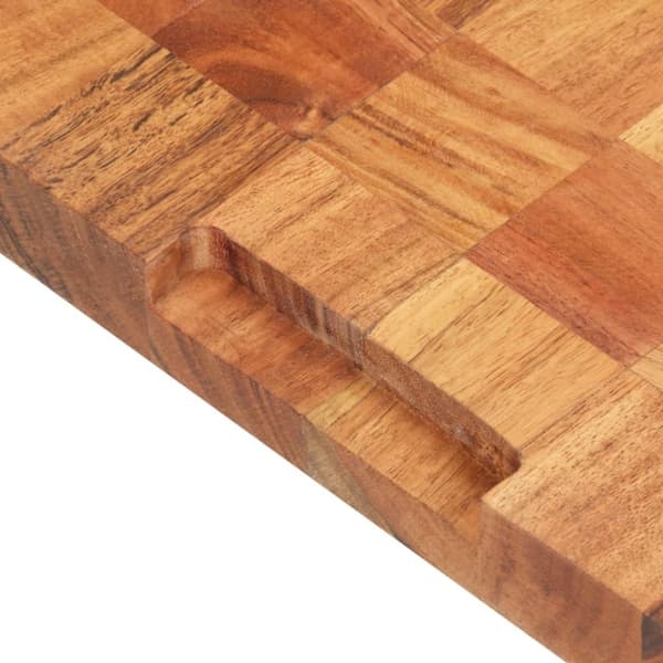 vidaXL Skärbräda 50x34x3,8 cm massivt akaciaträ