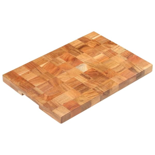 vidaXL Skärbräda 50x34x3,8 cm massivt akaciaträ