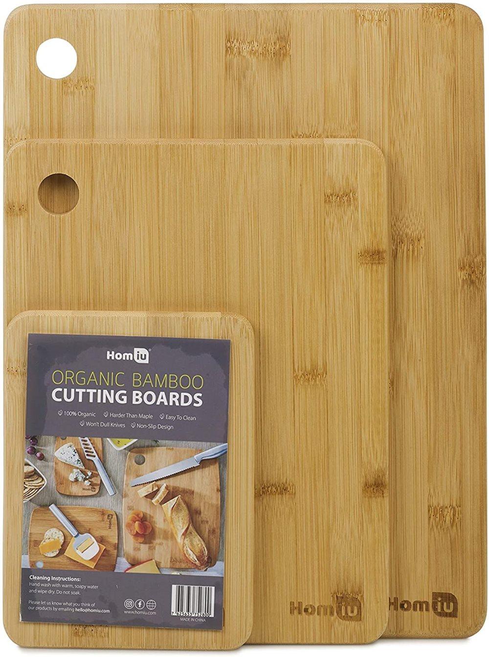 Homiu sk�rbr�dor bambu set om 3