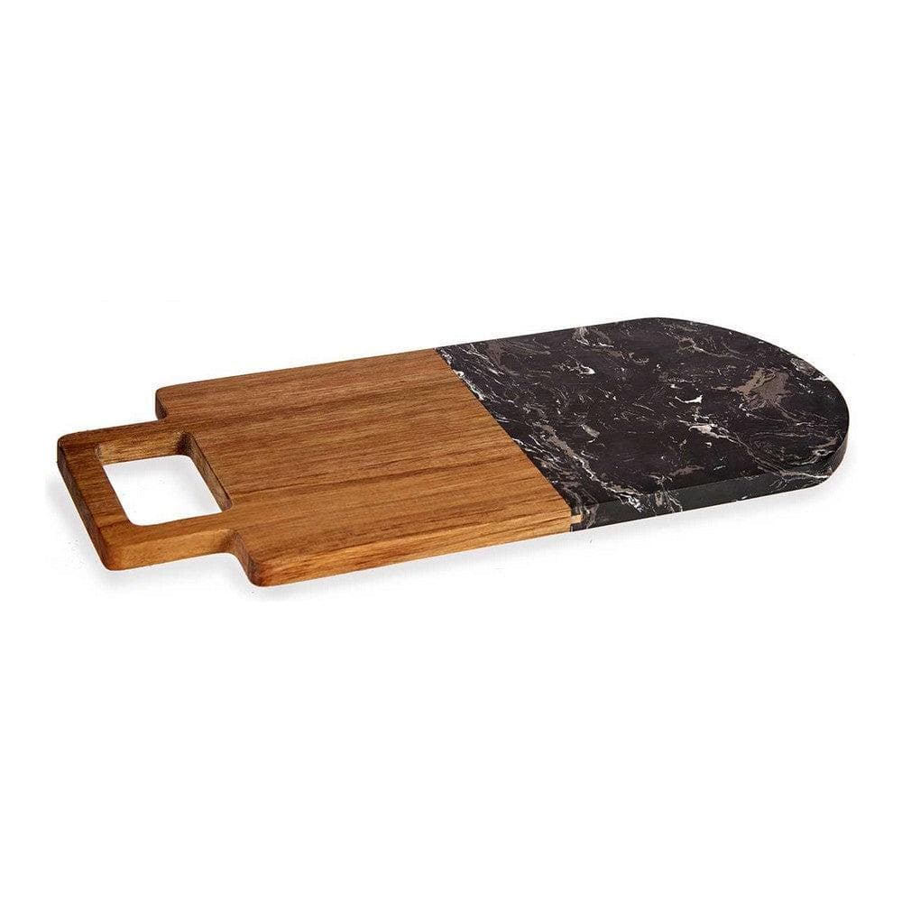 Cutting board Black Brown Acacia Marble (18 x 1,5 x 38 cm)