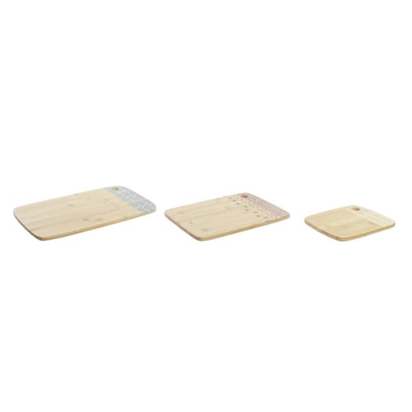 Uppsättning av skärbrädor DKD Home Decor Tropiskt