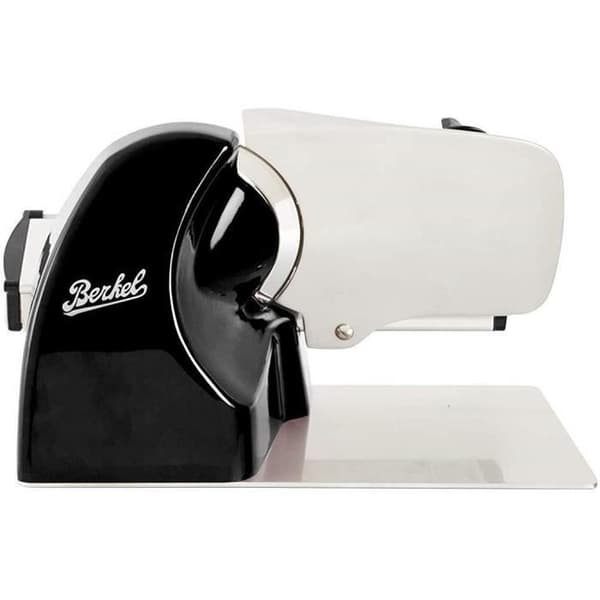 Berkel - Home Line 250 Black + Home Line Accessory Sharpener + Rostfri skärbräda, trä