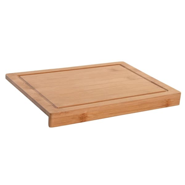Skærebræt DKD Home Decor Natur Bambus Rektangulær 33 x 24 x 3 cm
