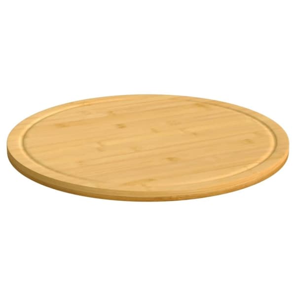 vidaXL Skärbrädor 6 st Ø30x1,5 cm bambu