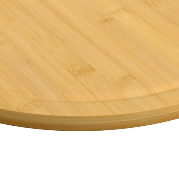 vidaXL skærebrætter 6 stk. Ø30x1,5 cm bambus