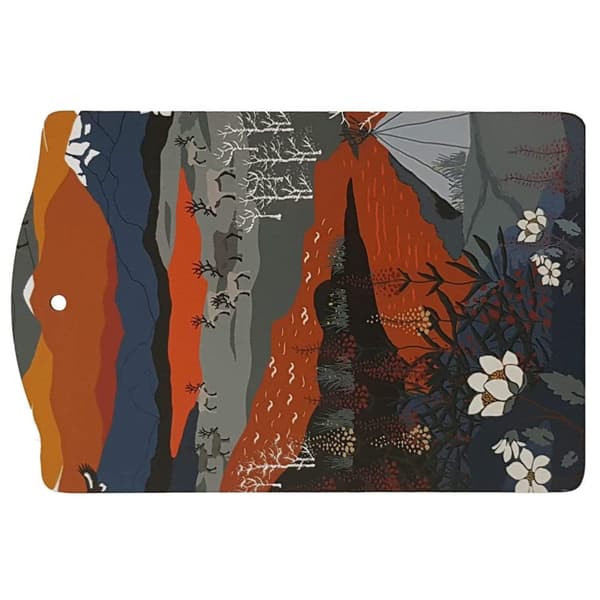 Fjällvandring Serveringsbräda 20x30 cm - Orange