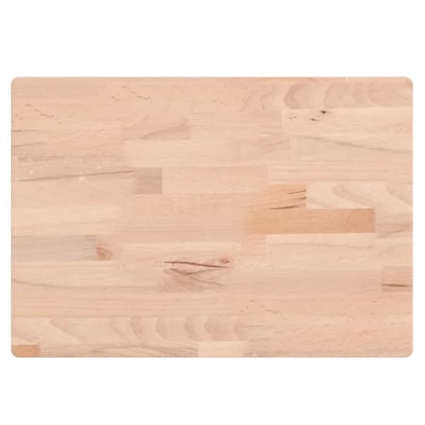 vidaXL Skjærebrett 50x35x4 cm heltre bøketre