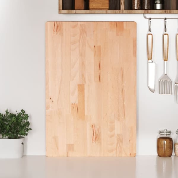 vidaXL skærebræt 60x40x4 cm massivt bøgetræ