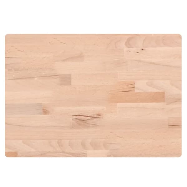 Skärbräda 50x35x4 cm massivt bokträ