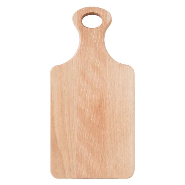 Träskärbräda med handtag 34,5x17 - Bok