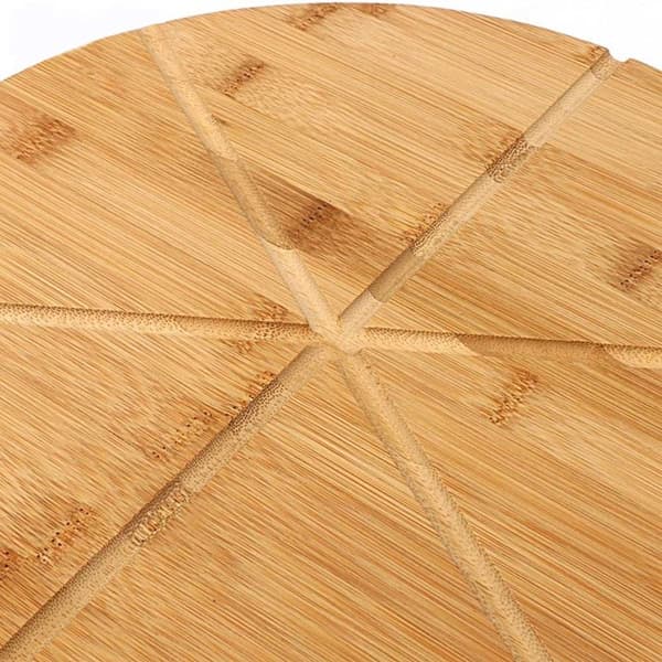 TRÆ PIZZA BOARD BAKKE 35cm KINGHOFF KH-1565