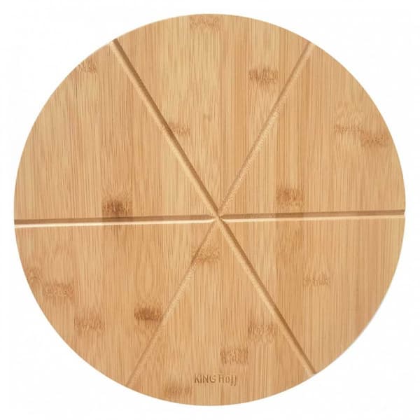 TRÆ PIZZA BOARD BAKKE 35cm KINGHOFF KH-1565