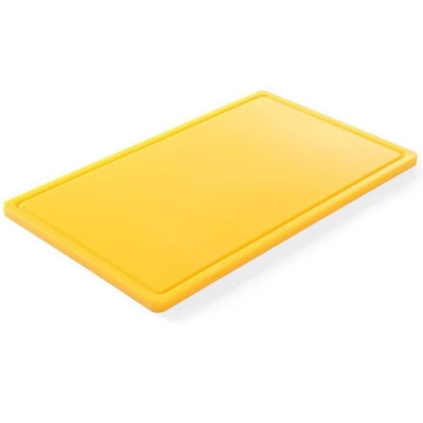 HACCP skärbräda för fjäderfä GN 1/1 gul - Hendi 826058