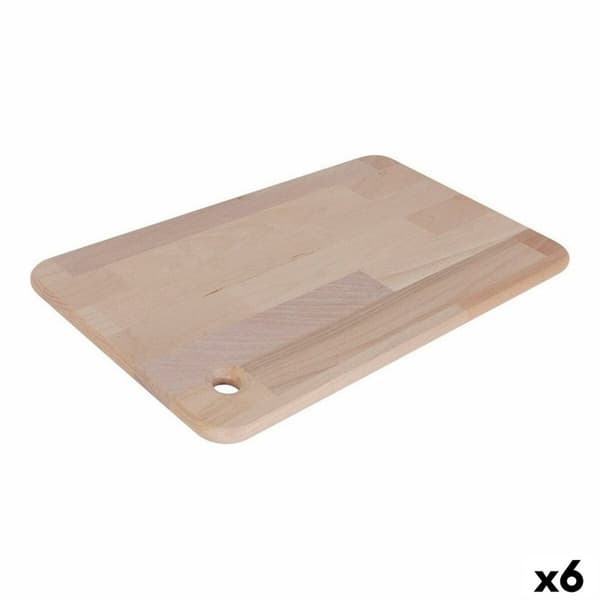Skærebræt Quttin Quttin Brun Træ 45 x 27 cm (6 enheder)