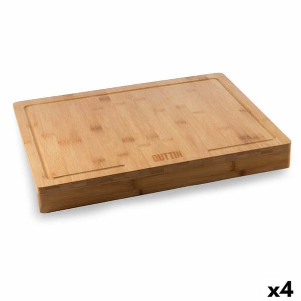 Skærebræt Quttin Bambus 45 x 35 x 1,2 cm (4 enheder)