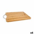 Miniatyrbild 1 av 3: Skärbräda Quttin Brun Silvrig Bambu 39,5 x 30 x 1,5 cm (6 antal)