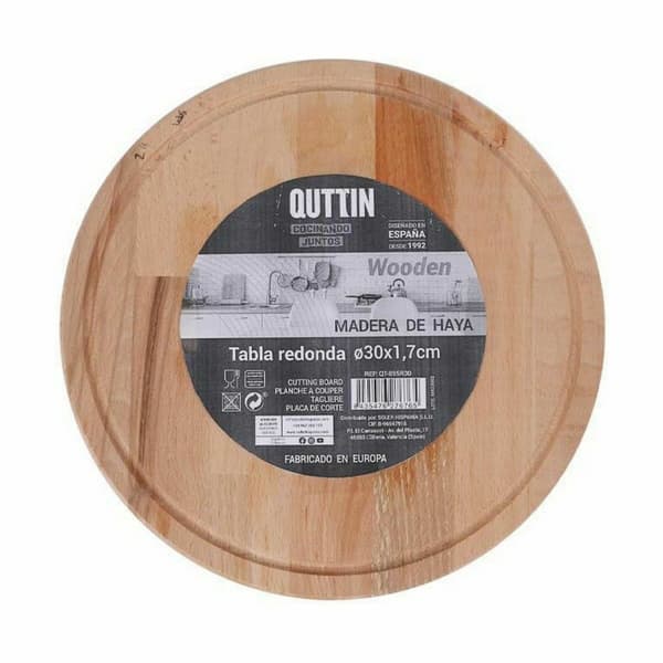 Serveringsbräda Quttin Quttin Rund Ø 30 x 1,7 cm (8 antal)