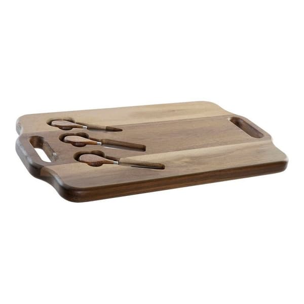 Skærebræt DKD Home Decor 42 x 25 x 2,2 cm Natur Akacie