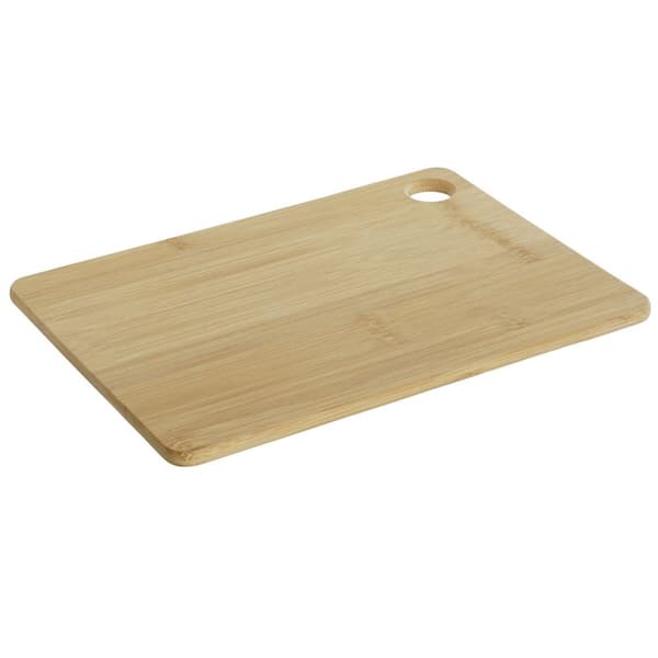 Skærebræt DKD Home Decor Natur Bambus 33 x 24 x 1 cm