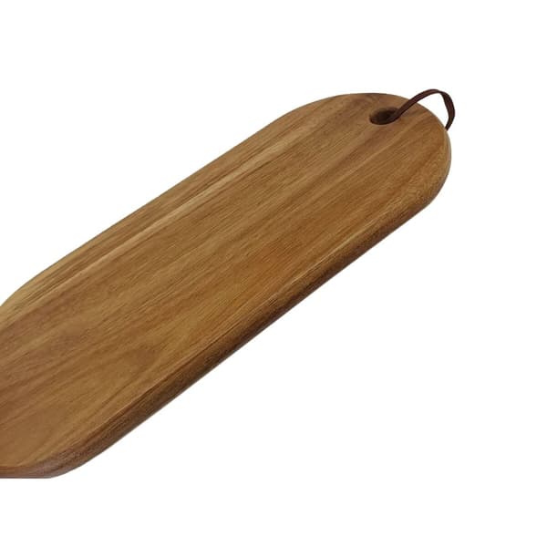 Skærebræt DKD Home Decor Natur Tov Akacie 38 x 16 x 2 cm