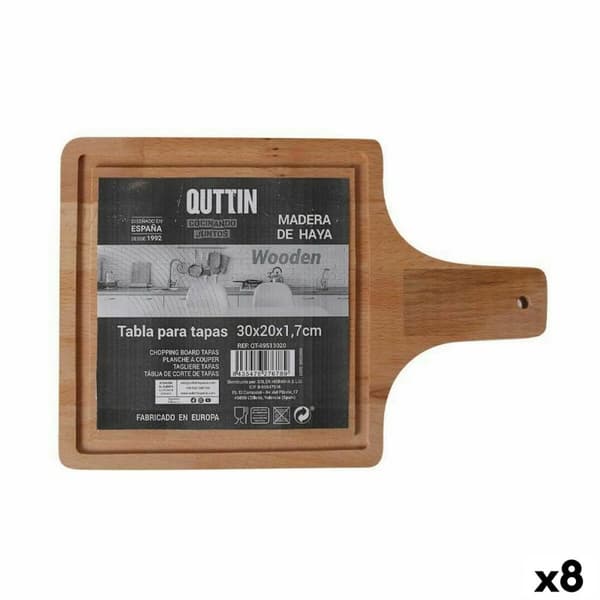 Serveringsbakke Quttin Quttin 30 x 20 x 1,7 cm Med håndtag (8 enheder)