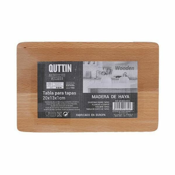 Skærebræt Quttin 20 x 13 x 1 cm (12 enheder)