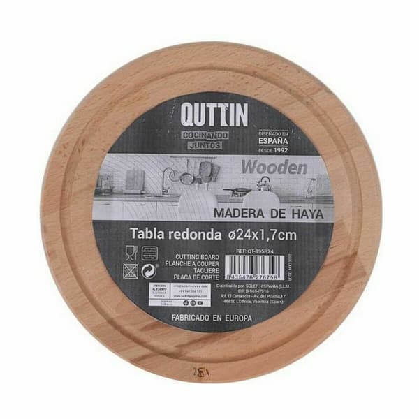 Serveringsbakke Quttin Quttin Cirkulær ø 24 x 1,7 cm (8 enheder)