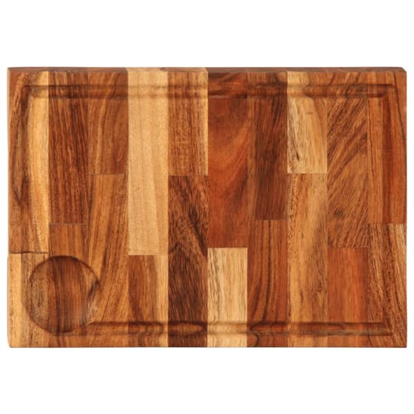vidaXL Skjærebrett 30x21x4 cm heltre akasie