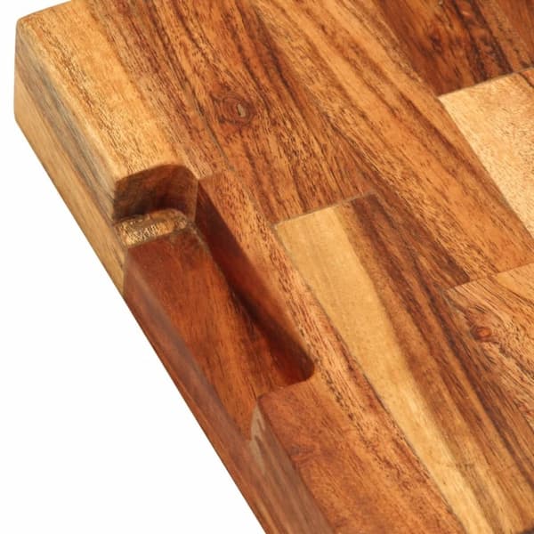 vidaXL Skjærebrett 30x21x4 cm heltre akasie