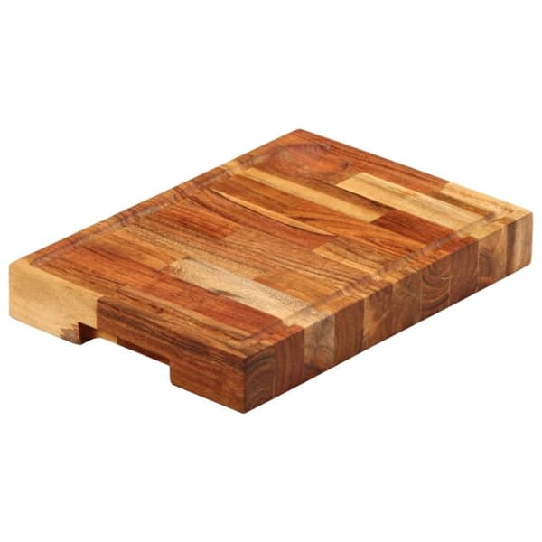 vidaXL Skjærebrett 30x21x4 cm heltre akasie