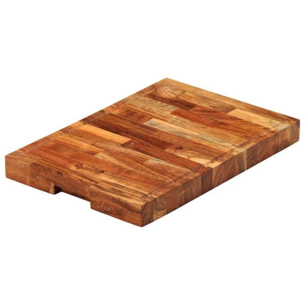 vidaXL Skjærebrett 42x30x4 cm heltre akasie