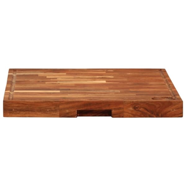 vidaXL Skjærebrett 42x30x4 cm heltre akasie