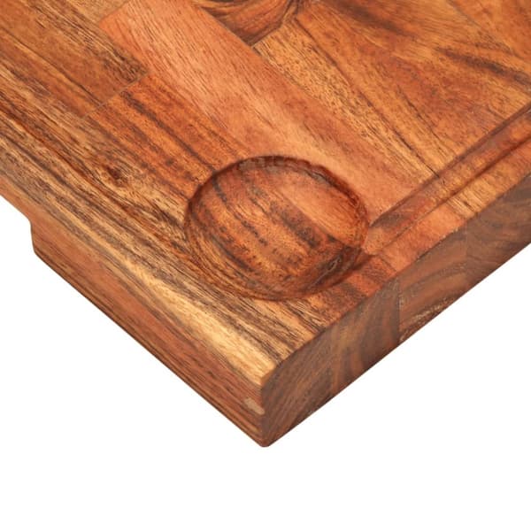 vidaXL Skjærebrett 42x30x4 cm heltre akasie