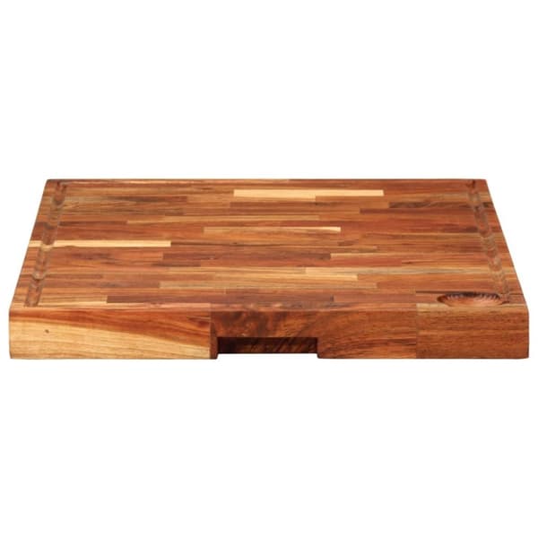 vidaXL Skjærebrett 60x42x4 cm heltre akasie