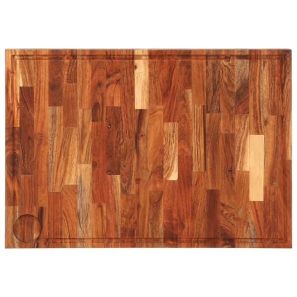 vidaXL Skjærebrett 60x42x4 cm heltre akasie