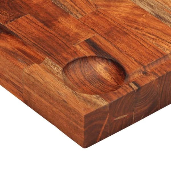 vidaXL Skjærebrett 60x42x4 cm heltre akasie