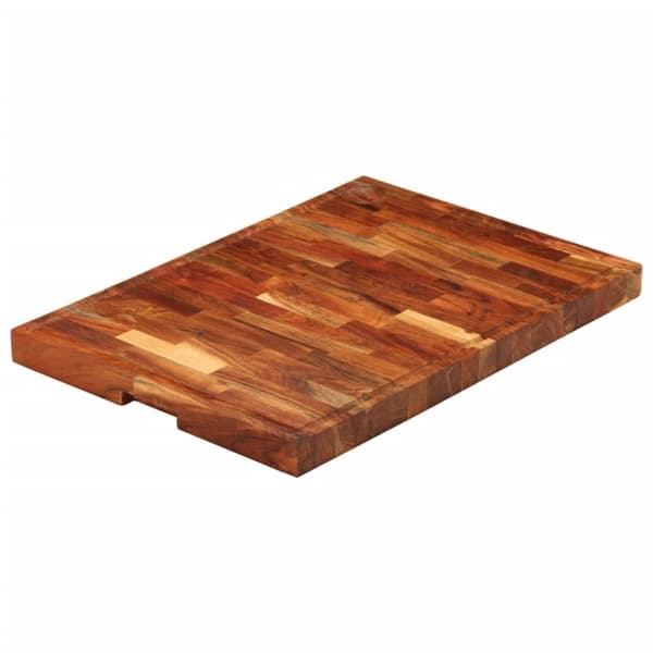 vidaXL Skjærebrett 60x42x4 cm heltre akasie