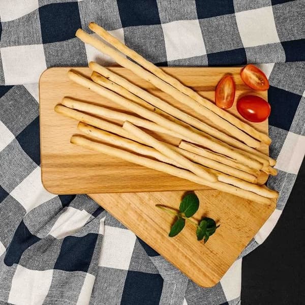 Creative Home Set med 10 trä skärbräda | 22,5 x 12,5 x 1,2 cm | Frukostbräda i trä | Frukostbräda