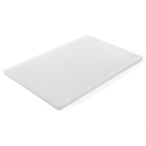 HACCP skærebræt til mejeriprodukter 450x300mm hvid - Hendi 825518