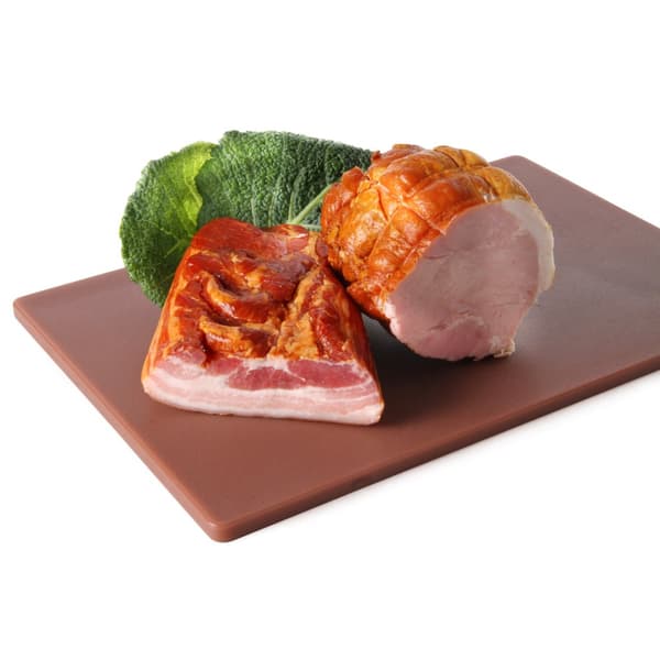 HACCP skärbräda för kött och pålägg 450x300mm brun - Hendi 825556